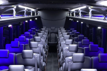 Hayward Charter Bus Interior