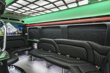 Hayward Sprinter Party Bus Interior