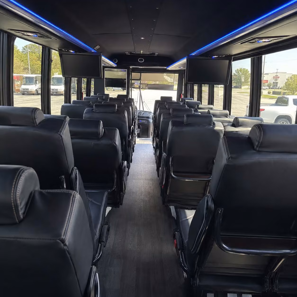 30 passenger minibus inside