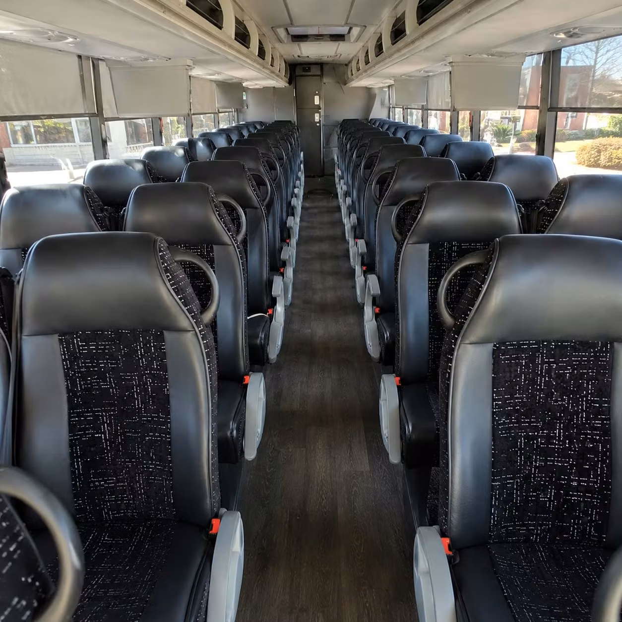 hayward charter bus inside